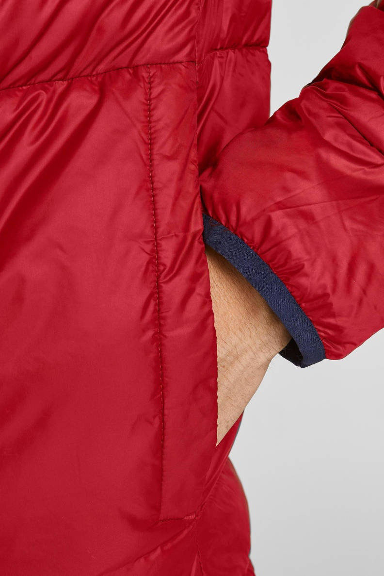 Куртка JJEACE PUFFER HOOD NOOS 12189882-Red Dahlia Jack&Jones L Червоний 12189882-Red Dahlia