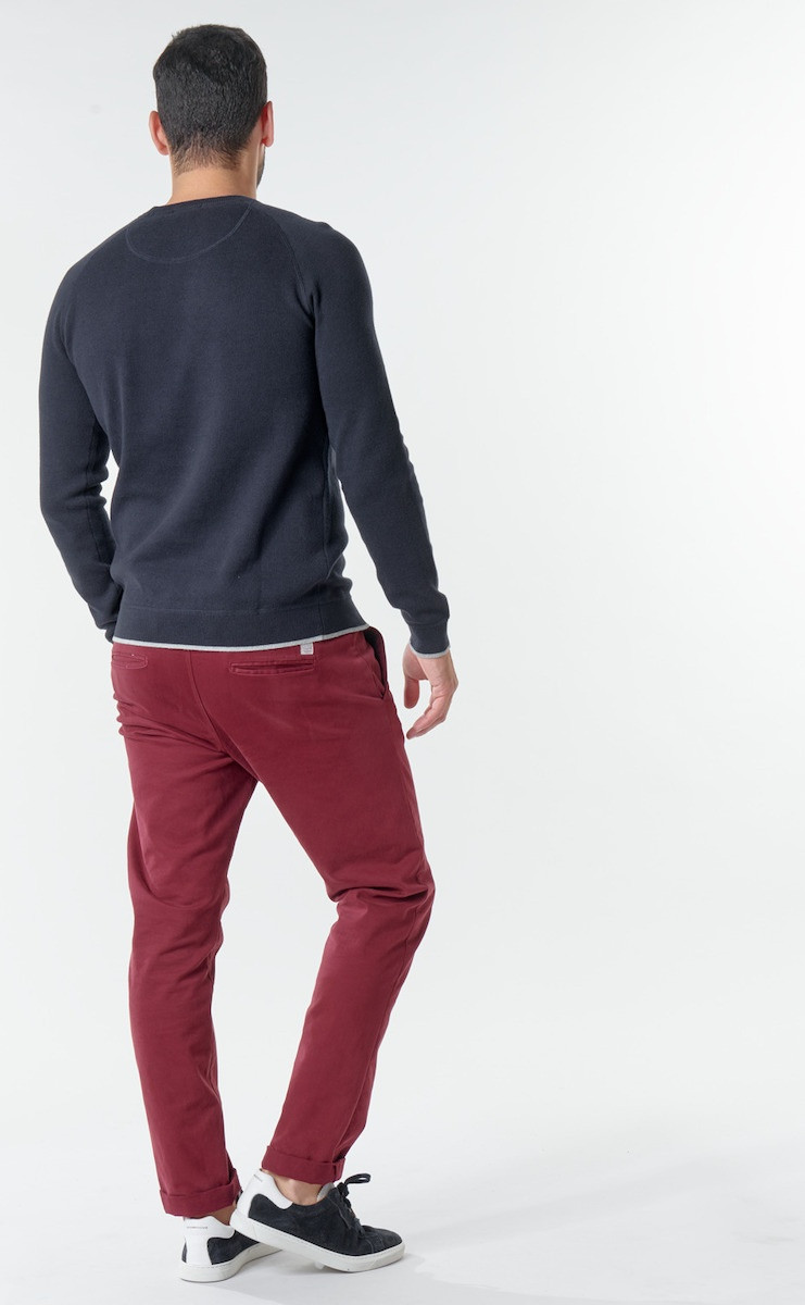 Світшот JORJOES KNIT CREW NECK 12175774 Sky Captain Jack&Jones S Темно-синій 12175774SkyCaptain