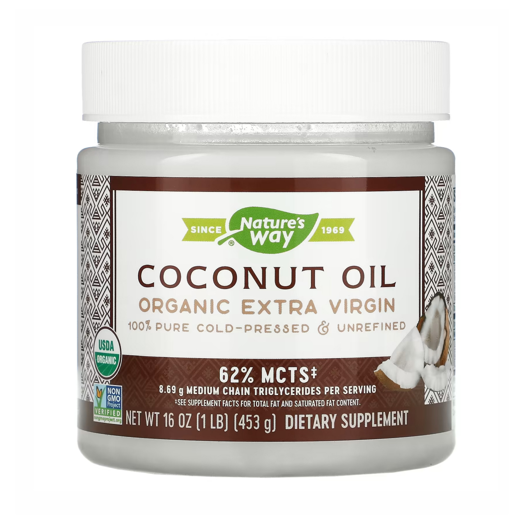 Таблетки Organic Extra Virgin Coconut Oil - 16 oz 2022-10-1090