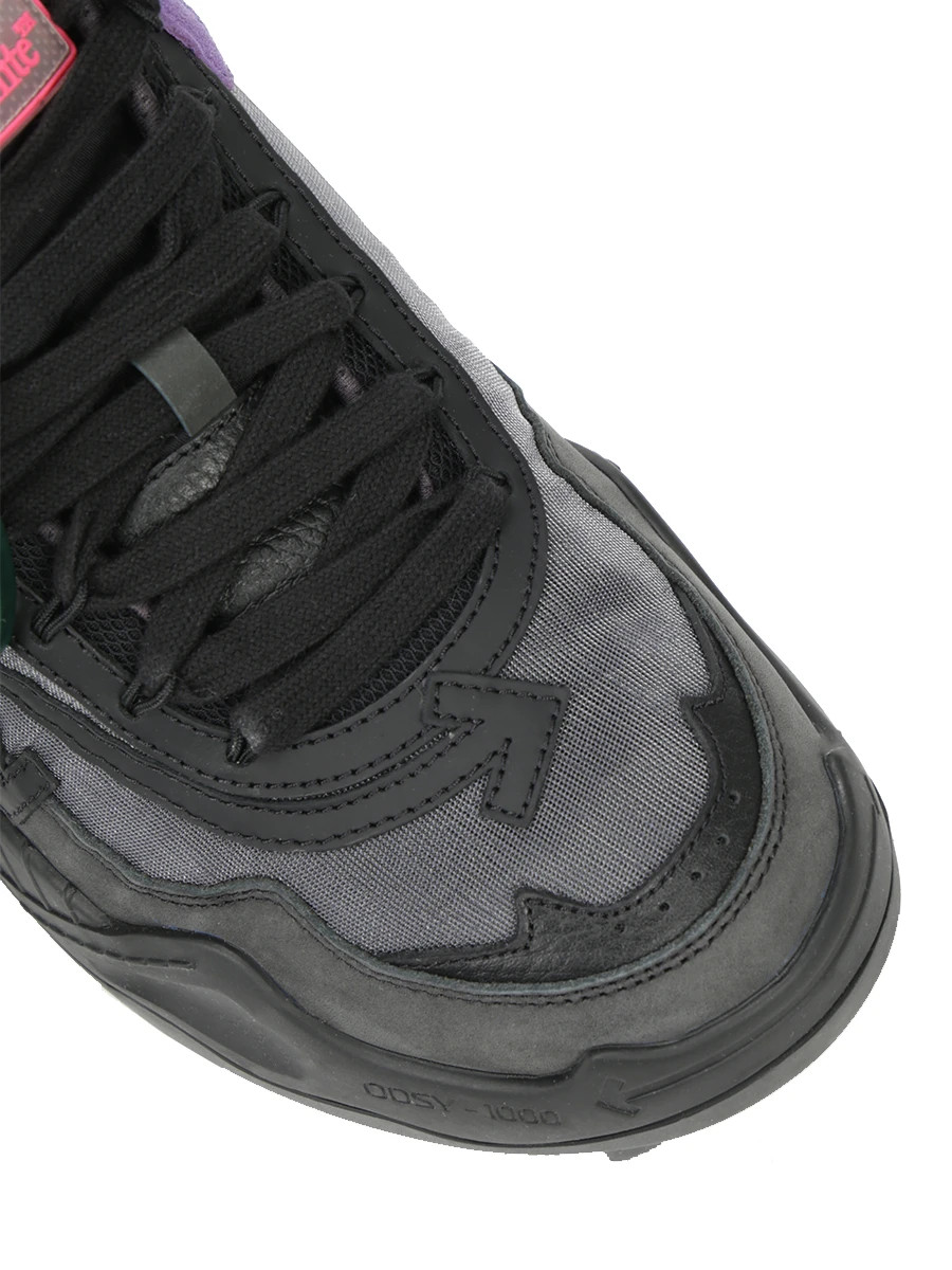 Кросівки OFF-WHITE Odsy-1000 Black Grey Fucshia OMIA139C99FAB0011000