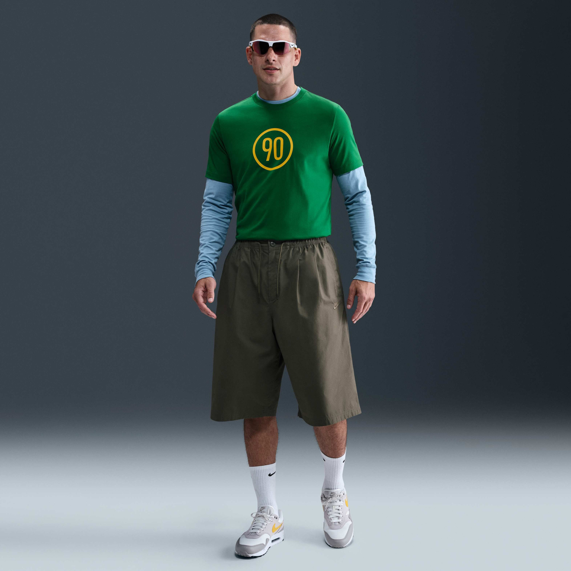 Футболка чоловіча Nike Total 90 Tee Green IB6032-302