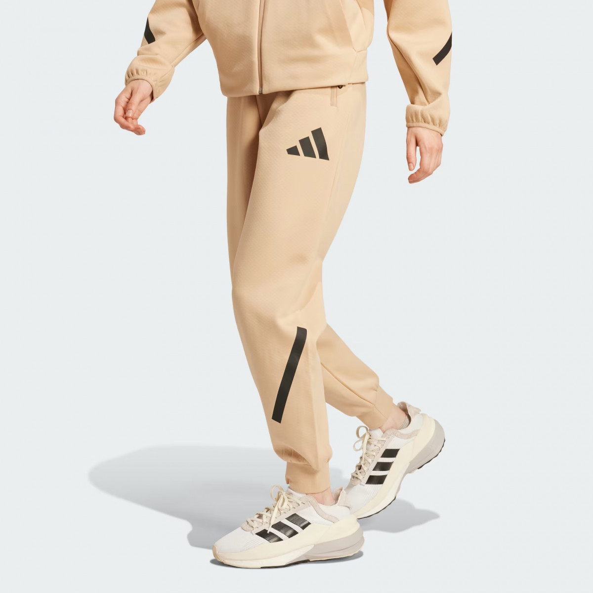Штани спортивні W Z.N.E. PT JD9587 Adidas M Бежевий JD9587