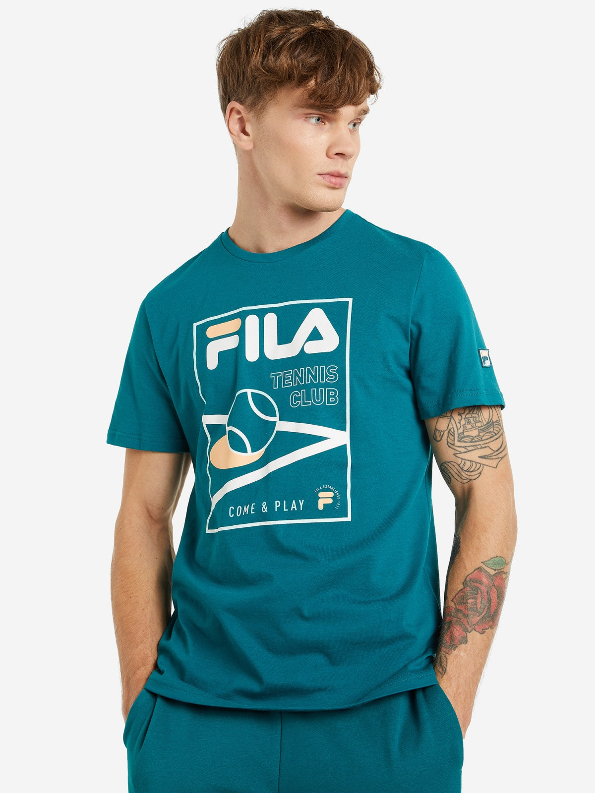 Футболка 123288FLA-74 Fila 46 Зелений 123288FLA-74