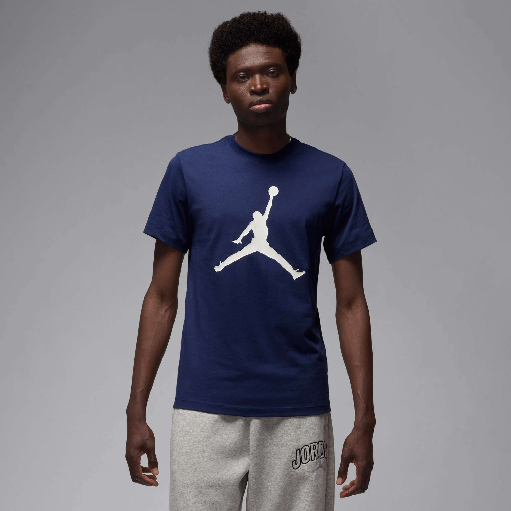 Футболка чоловіча Air Jordan Jumpman Ss Crew Blue CJ0921-414