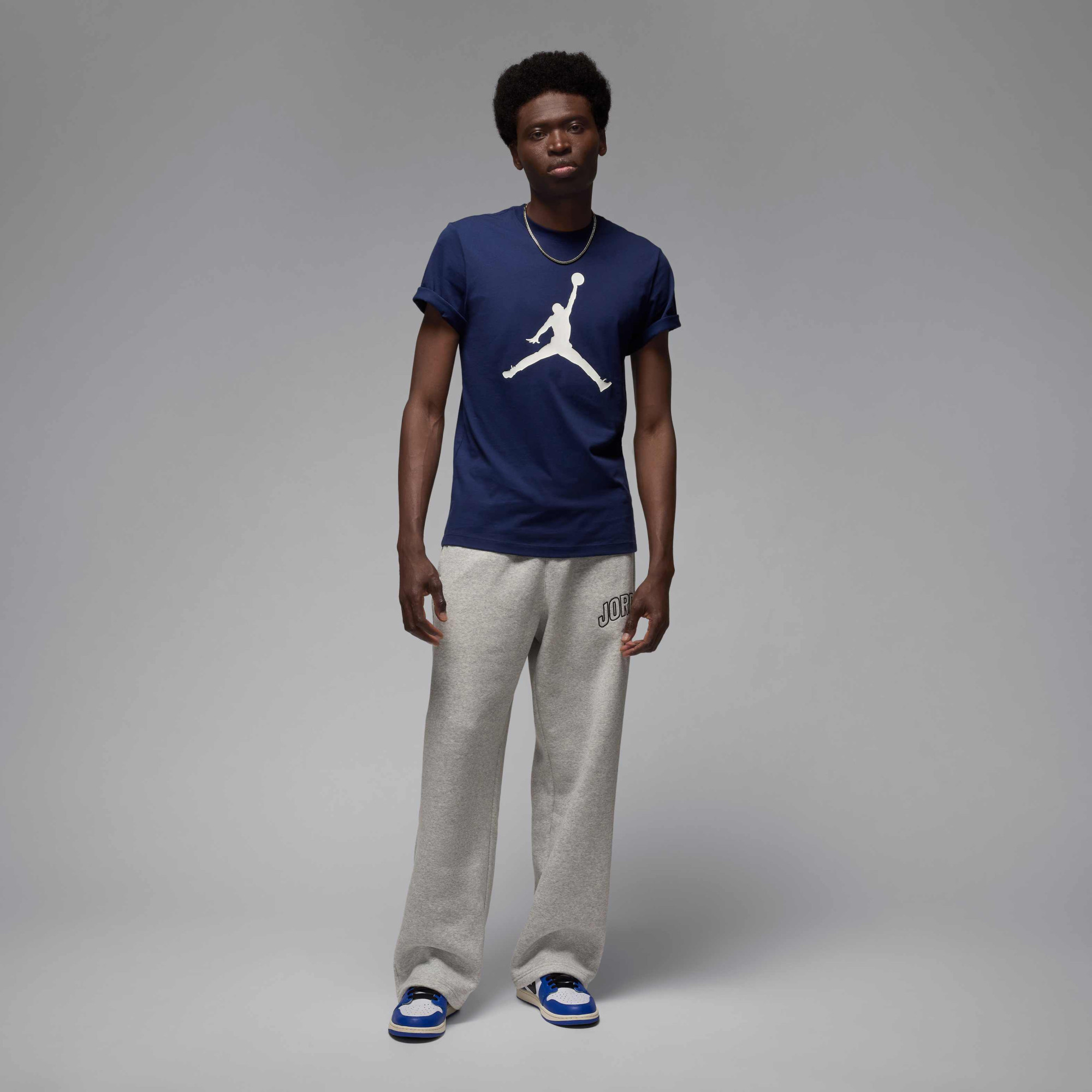 Футболка чоловіча Air Jordan Jumpman Ss Crew Blue CJ0921-414