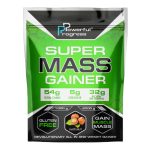 Порошок Super Mass Gainer - 2000g Hazelnut 100-63-5318812-20