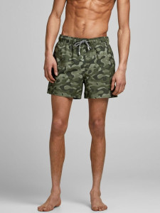 Шорти для плавання JJIMAUI JJSWIMSHORTS ST CAMO PRINT 12186940 Forest Night Jack&Jones L Хакі 12186940FORESTNIGHT