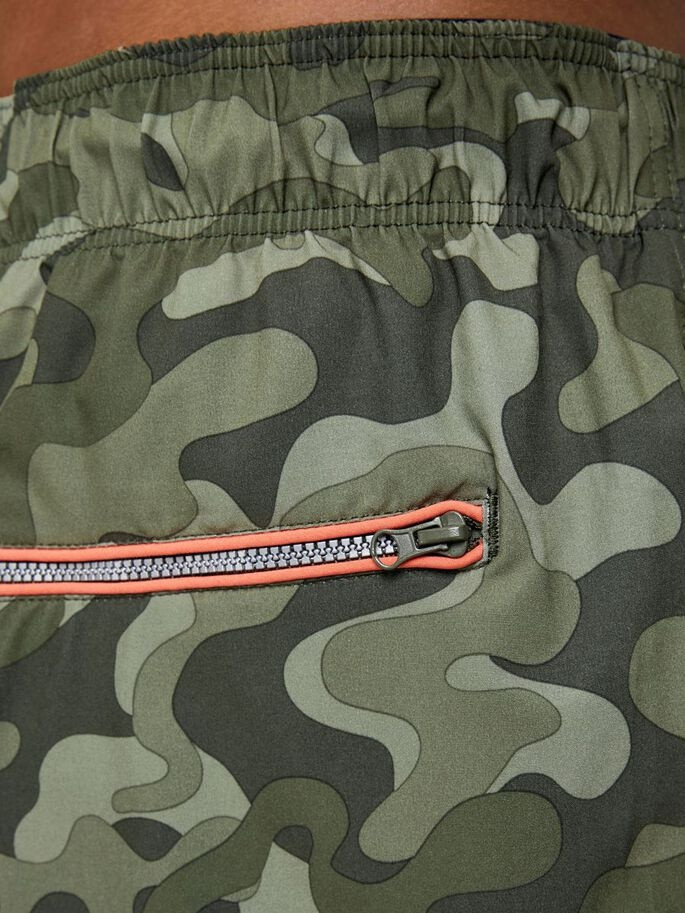 Шорти для плавання JJIMAUI JJSWIMSHORTS ST CAMO PRINT 12186940 Forest Night Jack&Jones L Хакі 12186940FORESTNIGHT