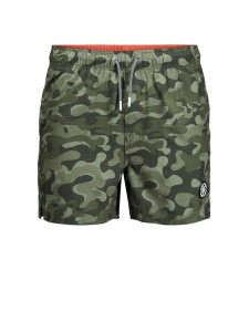 Шорти для плавання JJIMAUI JJSWIMSHORTS ST CAMO PRINT 12186940 Forest Night Jack&Jones L Хакі 12186940FORESTNIGHT