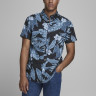Сорочка JJCHRIS SHIRT SS PLAIN 12182710 Black Jack&Jones L Чорний 12182710BLACK