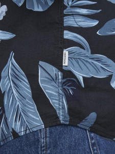 Сорочка JJCHRIS SHIRT SS PLAIN 12182710 Black Jack&Jones L Чорний 12182710BLACK