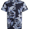 Сорочка JJCHRIS SHIRT SS PLAIN 12182710 Black Jack&Jones L Чорний 12182710BLACK