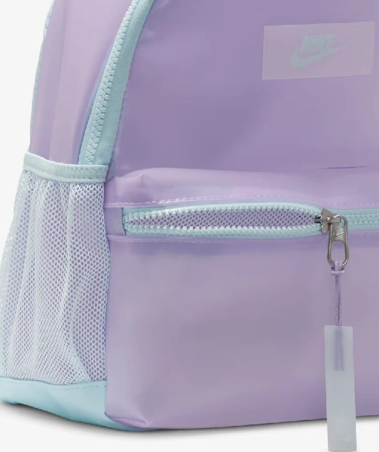 Рюкзак Nike Y NK BRSLA JDI MINI BKPK-JELLY 11L блакитний, рожевий 25 x 33 x 13 см (HF8167-515) HF8167-515