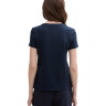 Футболка DENIM women's T-shirt 1045417-10668 Tom Tailor L Темно-синій 1045417-10668