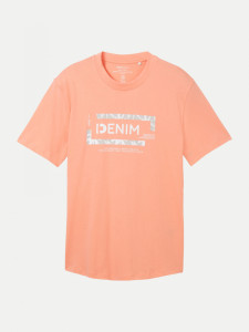 Футболка T-Shirt mit 1042057ХХ21237 Tom Tailor L Кораловий 1042057ХХ21237