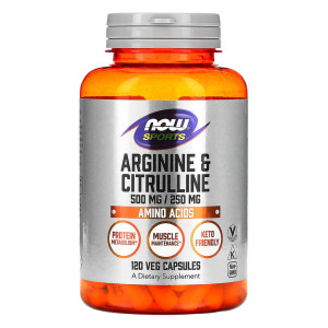 Капсули Arginine 500mg Citruline 250mg - 120 vcaps 2022-10-0648