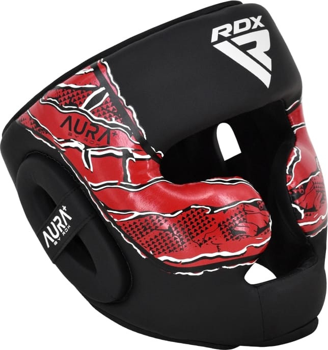 Шолом RDX HEAD GUARD NEW AURA F17 чорний, червоний Уні XL HGR-F17BR