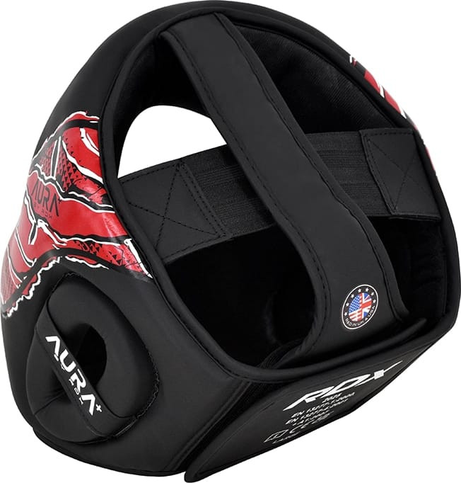 Шолом RDX HEAD GUARD NEW AURA F17 чорний, червоний Уні XL HGR-F17BR