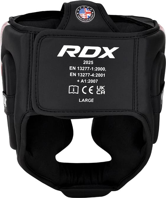 Шолом RDX HEAD GUARD NEW AURA F17 чорний, червоний Уні XL HGR-F17BR