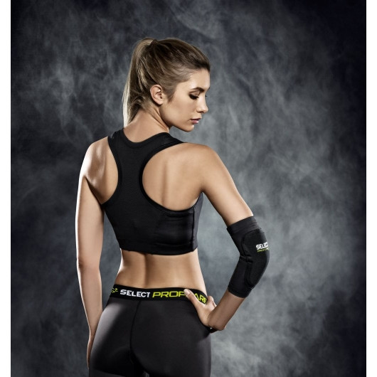Налокітник компресійний SELECT 6651 Compression elbow support - handball youth (010) чорний, L/XL 566510