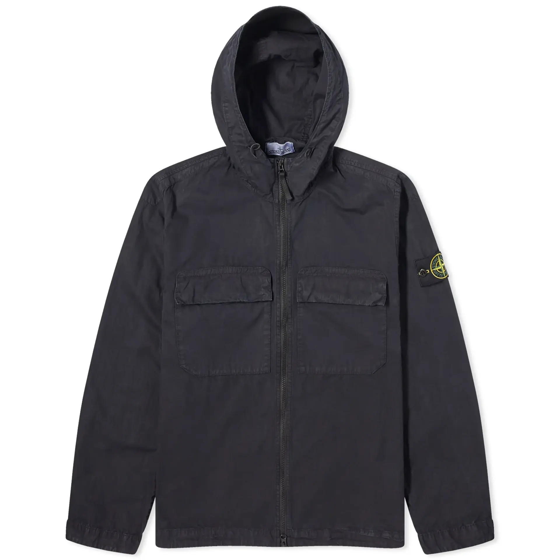 Кофта STONE ISLAND BRUSHED COTTON CANVAS HOODED OVERSHIRT 8015106WN V0120