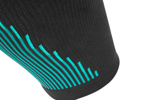 Рукав компресійні до стегна Reebok Knitted Compression Thigh Sleeve чорний Уні M RRSL-15534