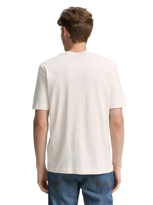 Футболка LOGO TEE MEN'S T-SHIRT 1037735-10348 Tom Tailor L Білий 1037735-10348