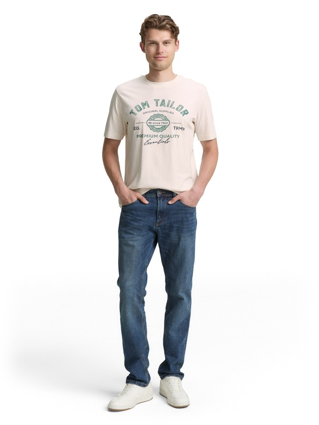 Футболка LOGO TEE MEN'S T-SHIRT 1037735-10348 Tom Tailor L Білий 1037735-10348
