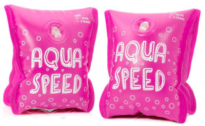 Нарукавники Aqua Speed PREMIUM 6086 малиновий Діт age 1-3 764-03