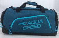 Сумка Aqua Speed  Duffel bag S 61634 33L чорний, бірюзовий Уні 40x30x28 см 141-24