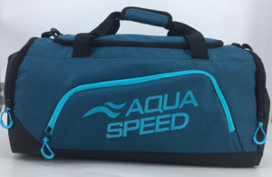 Сумка Aqua Speed Duffel bag S 61634 33L чорний, бірюзовий Уні 40x30x28 см 141-24