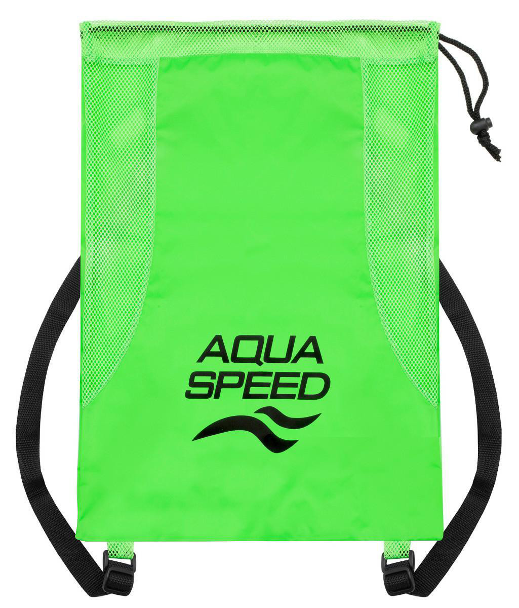 Сумка сітчаста Aqua Speed MESH BACK PACK 61165 салатовий, чорний Уні 51x36 см 630-11