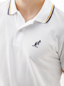 Футболка поло AUSTRALIAN 2-STRIPE PIQUE' POLO S-FIT LSUPO0004-002