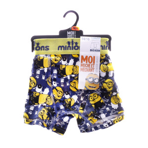 Труси-боксери MinionS JAUNE- SALOPETTE+GUITARE Темно-синій Чол 10-12 30890253-1