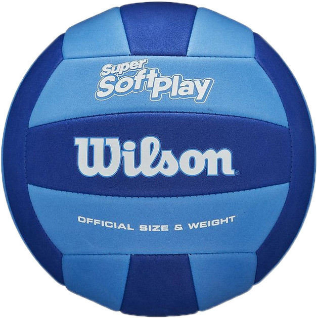 М'яч волейбольний Wilson SUPER SOFT PLAY Royal/Navy - WV4006001XBOF WV4006001XBOF