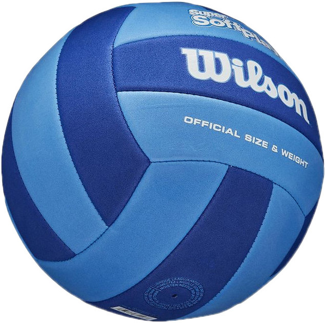 М'яч волейбольний Wilson SUPER SOFT PLAY Royal/Navy - WV4006001XBOF WV4006001XBOF