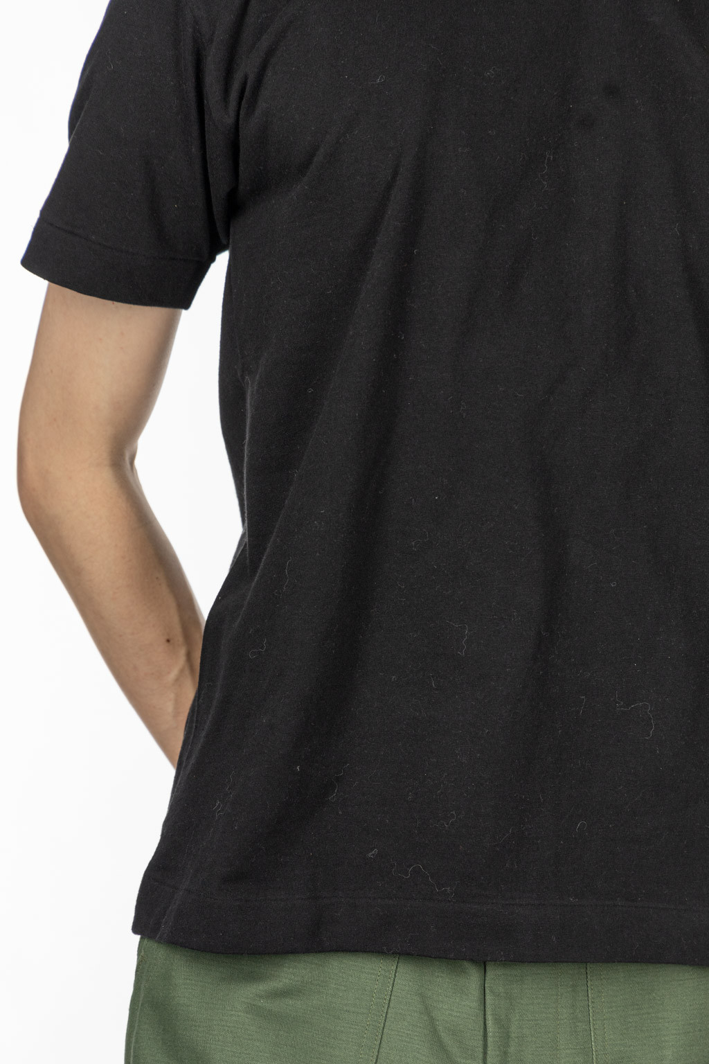 Футболка Comme des Garçons Play T-SHIRT GOLD EMBLEM KNIT AX-T216-051-1