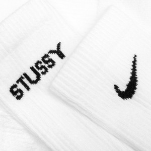 Шкарпетки Nike by Stussy Everyday Plus Cushioned Crew Socks DH6155-100