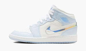 Кросівки Jordan 1 Mid SE Glitter Swoosh (GS) FQ9117-400