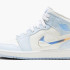 Кросівки Jordan 1 Mid SE Glitter Swoosh (GS) FQ9117-400