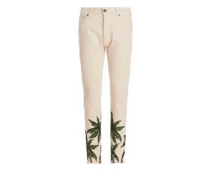 Джинси Palm Angels Palm Printed Distressed Jeans PMYA033S23DEN014-0355