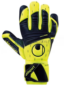 Рукавиці воротарські Uhlsport CLASSIC ABSOLUTGRIP HN PRO JR. жовто-темно-сині 1011322 01 1011322-01