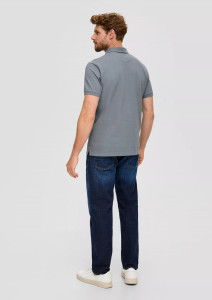 Поло cotton piqué polo shirt 2138262.9500 s.Oliver L Сірий 2138262.9500