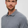 Поло cotton piqué polo shirt 2138262.9500 s.Oliver L Сірий 2138262.9500
