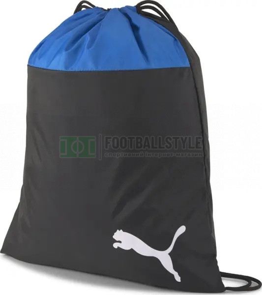 Рюкзак мішок Puma teamGOAL 23 Gym Sack 16L синій, чорний Уні 38,5 x 44 см 076853-02
