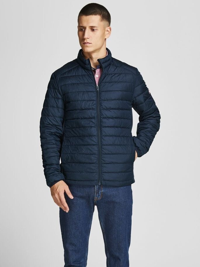 Куртка JJEACE SPRING PUFFER COLLAR SN 12200410-Navy Blazer Jack&Jones M Темно-синій 12200410-Navy Blazer