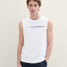 Майка Tanktop with a logo print 1041866ХХ20000 Tom Tailor L Білий 1041866ХХ20000