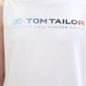 Майка Tanktop with a logo print 1041866ХХ20000 Tom Tailor L Білий 1041866ХХ20000