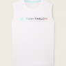 Майка Tanktop with a logo print 1041866ХХ20000 Tom Tailor L Білий 1041866ХХ20000