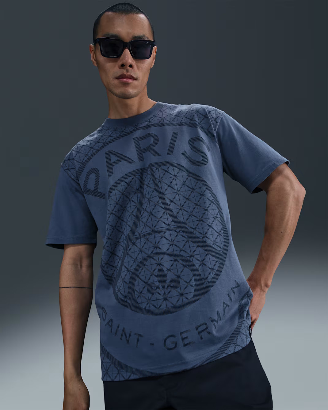 Футболка чоловіча Nike Paris Saint-Germain Blue HQ8326-491